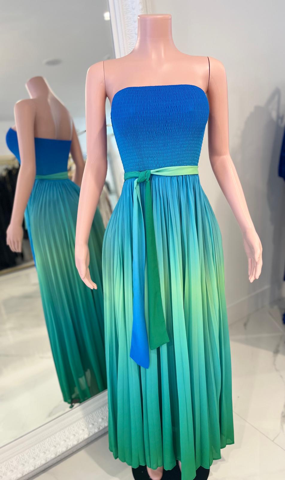 Saphira Blue Green Ombr Strapless Maxi Dress Exotic Fashion Boutique Saphira Blue Green Ombr Strapless Maxi Dress Exotic Fashion Boutique