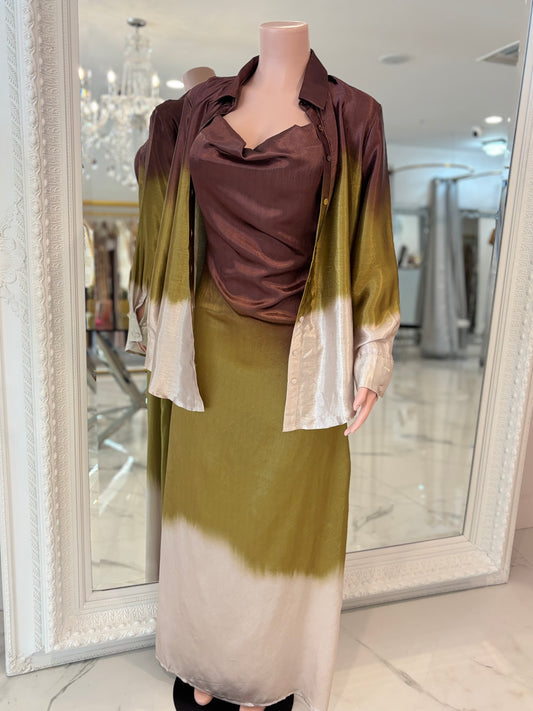 What a Day Maxi Dress Green