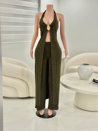 Cute Pants Set Green