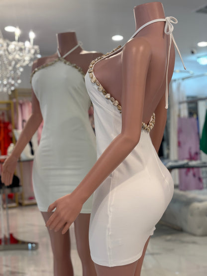 Party White Mini Dress