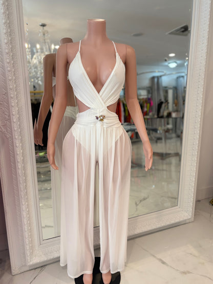 Soft Power Jumpsuit White
