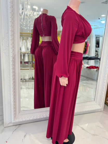 Ruched Pant Set