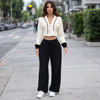 The Velocity Pant Set Black