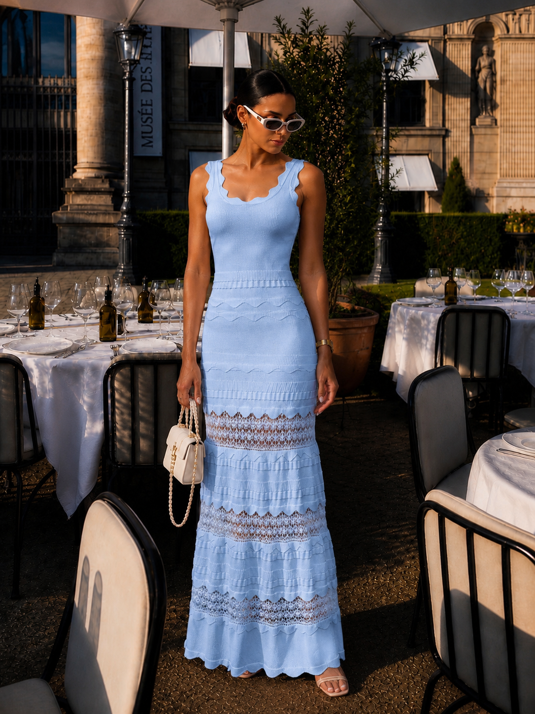 Aurora Maxi Dress Blue