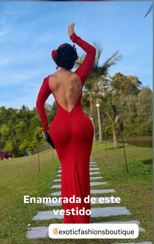 love Maxi Dress Red