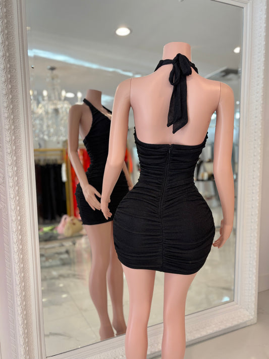 Glamour Mini Dress Black