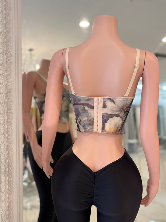 Floral Corset Top