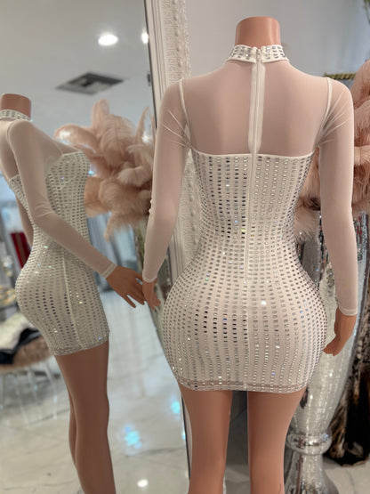 The Girl of Your Dreams Mini Dress White