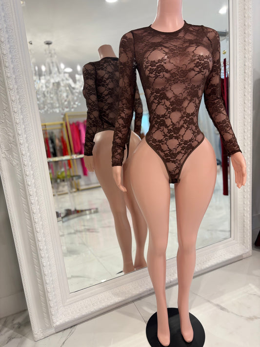 Can You See Me Bodysuit Black