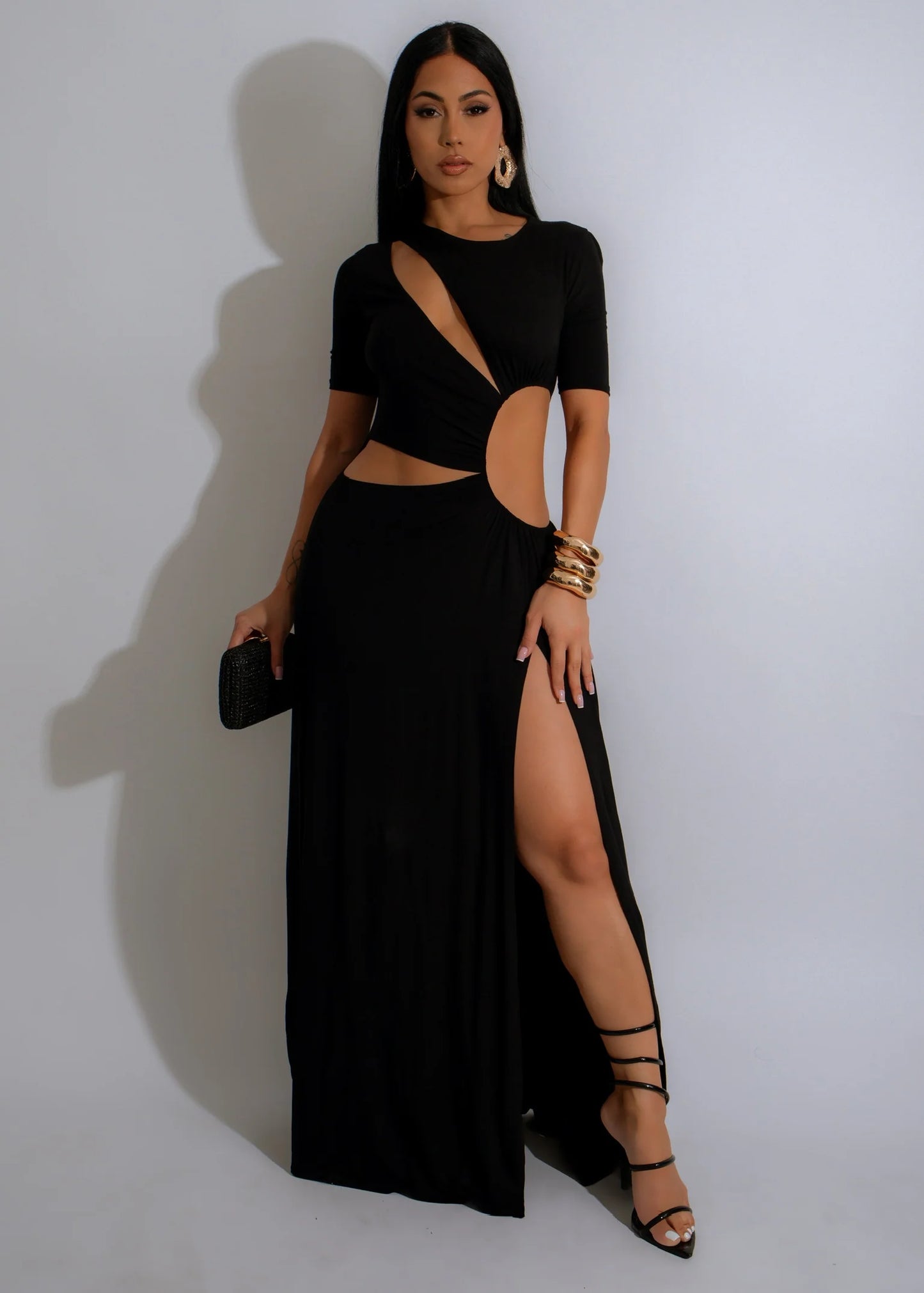 Wild Heart Maxi Dress Black