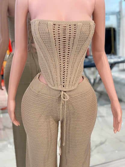 Shoreline Muse Knit Pant Set