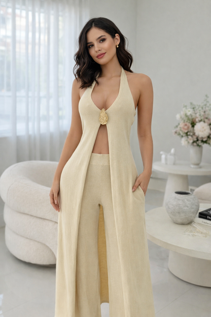 Cute Pants Set Nude
