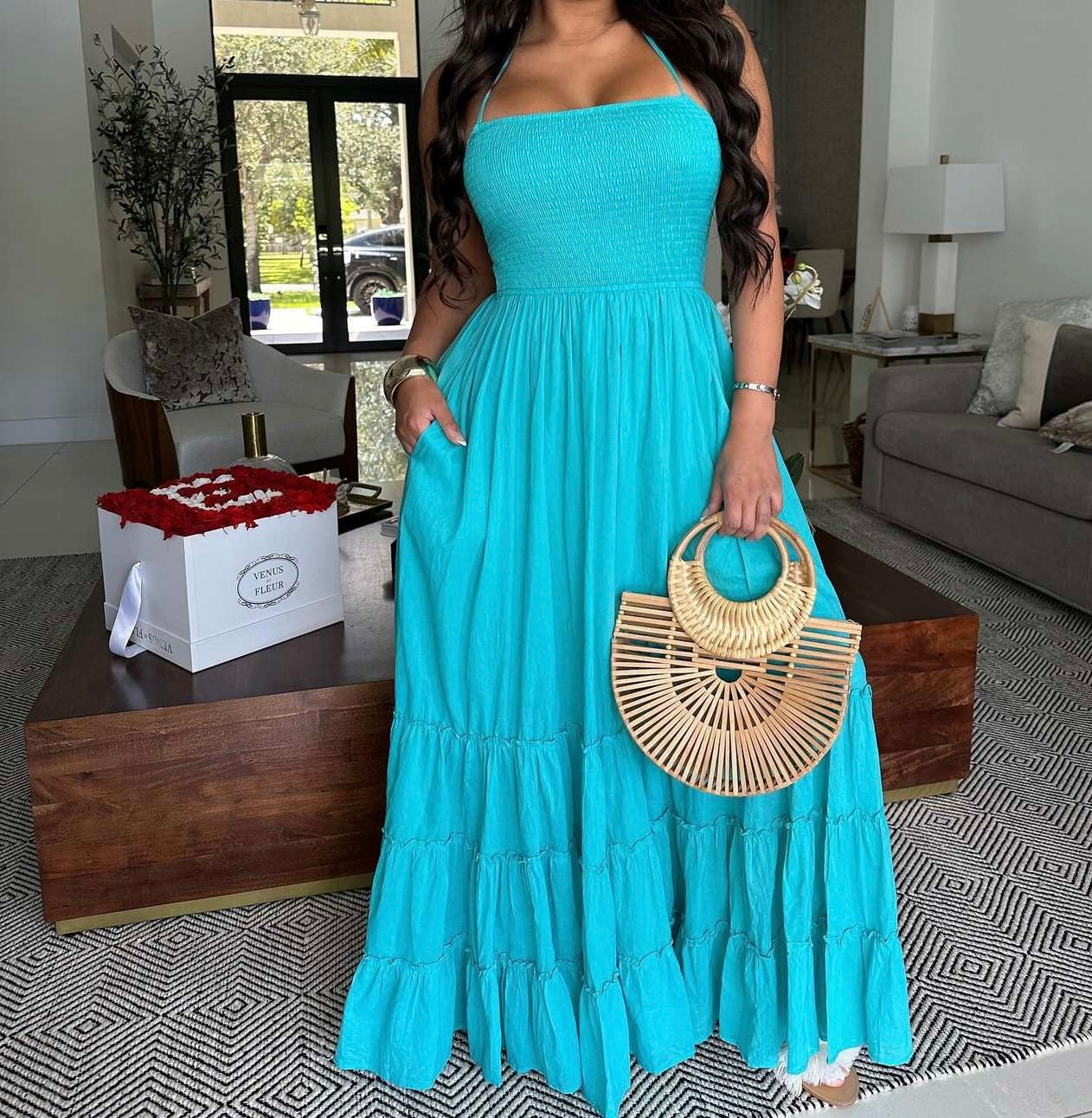 The Beauty Of The World Maxi Dress