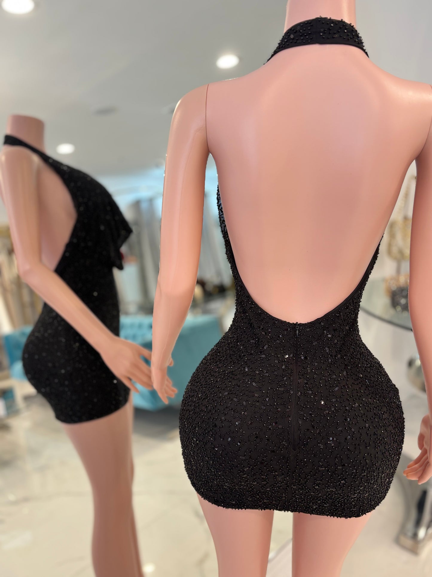 Be My Darling Mini Dress Black