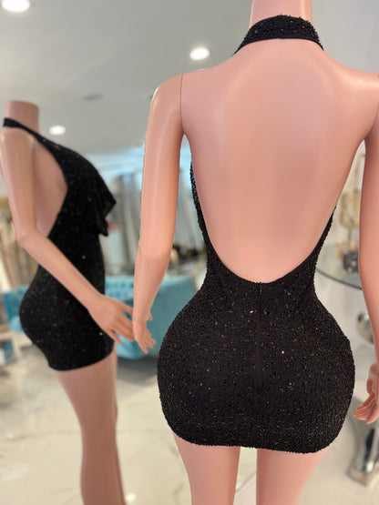 Be My Darling Mini Dress Black