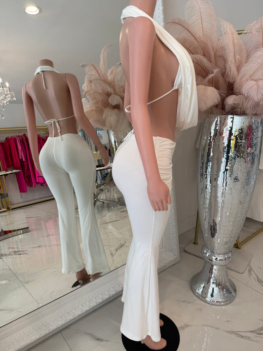 Let Me Get a Taste Pant Set White