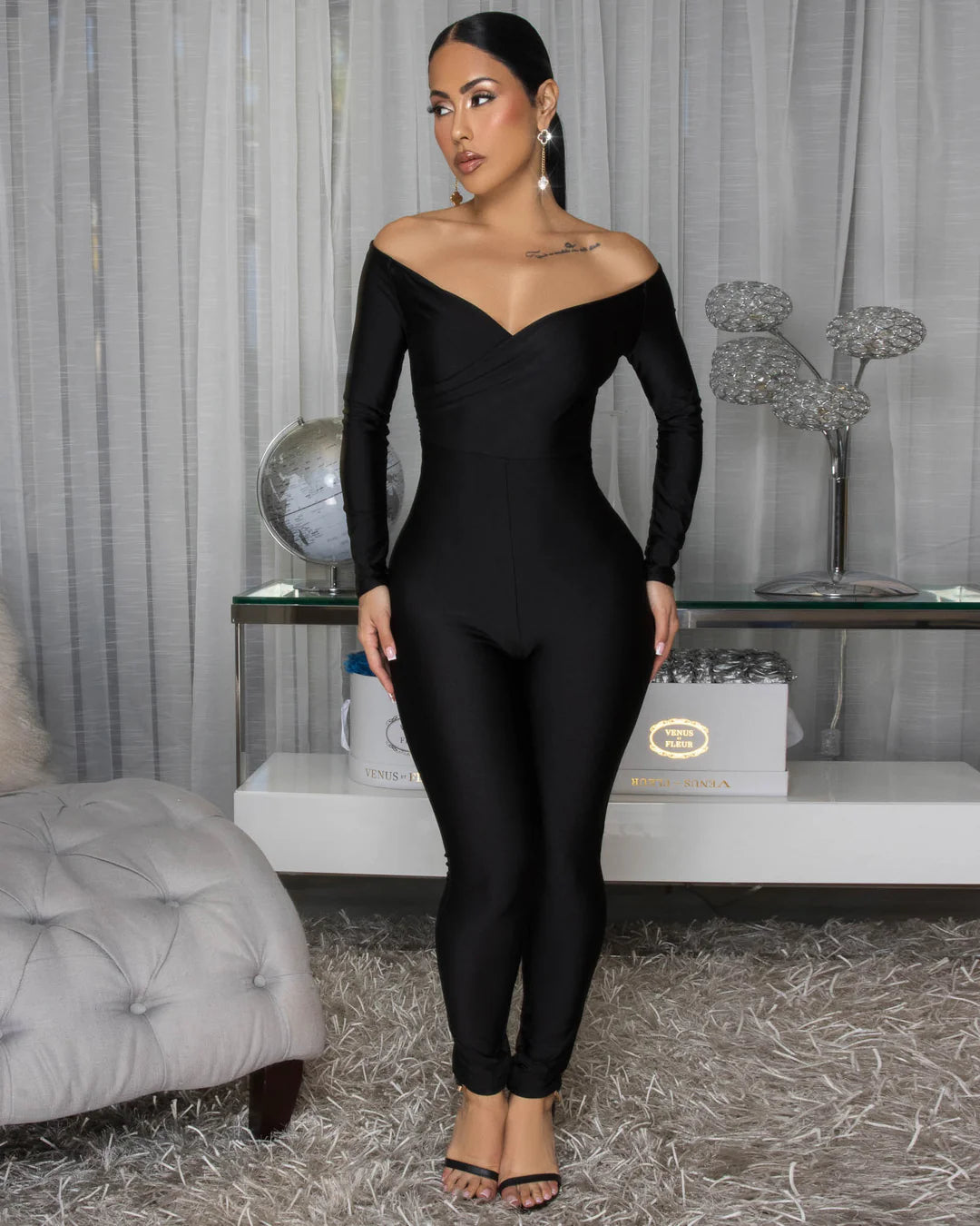 From the Beginning Jumpsuit Black