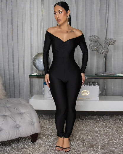 From the Beginning Jumpsuit Black