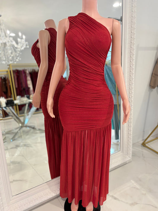 Don’t I Just Stand Out Maxi Dress Red