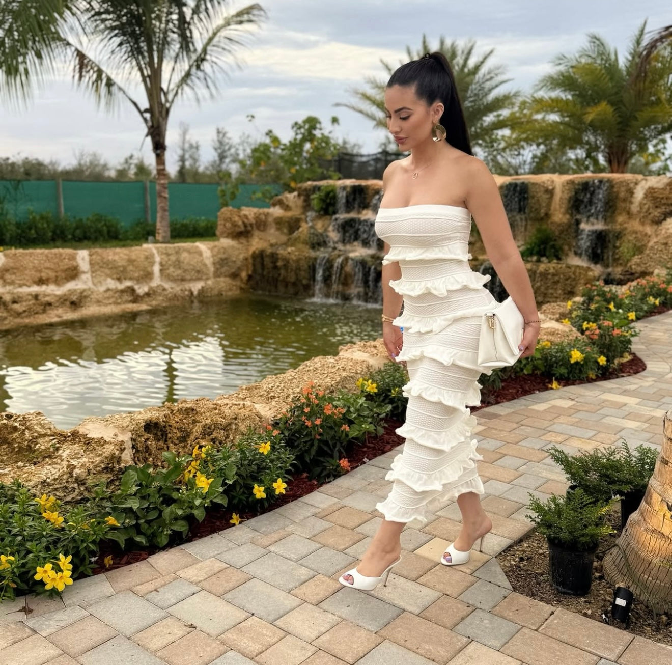 Darly Maxi Dress White