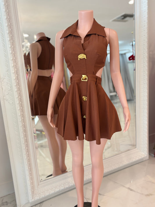 Seascape Mini Dress Br