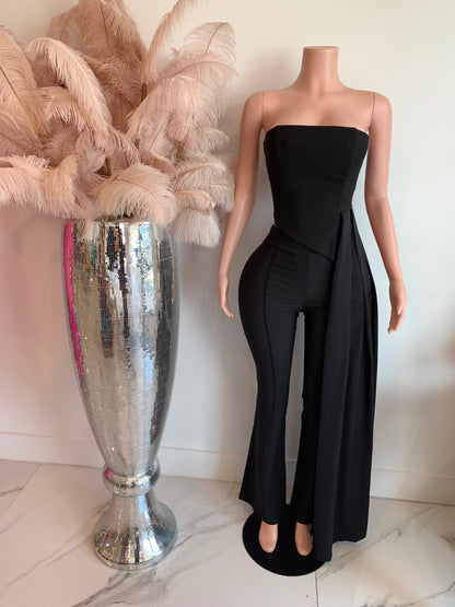 Glamour Pant Set Black