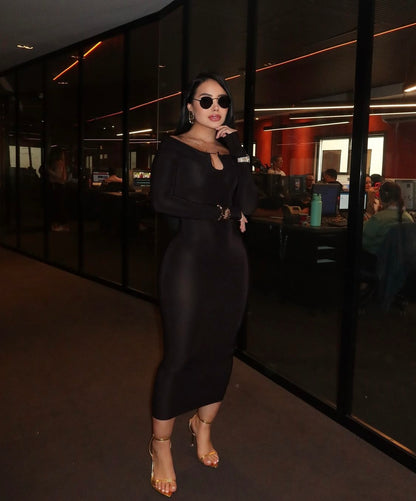 Near Dusk Midi Dress