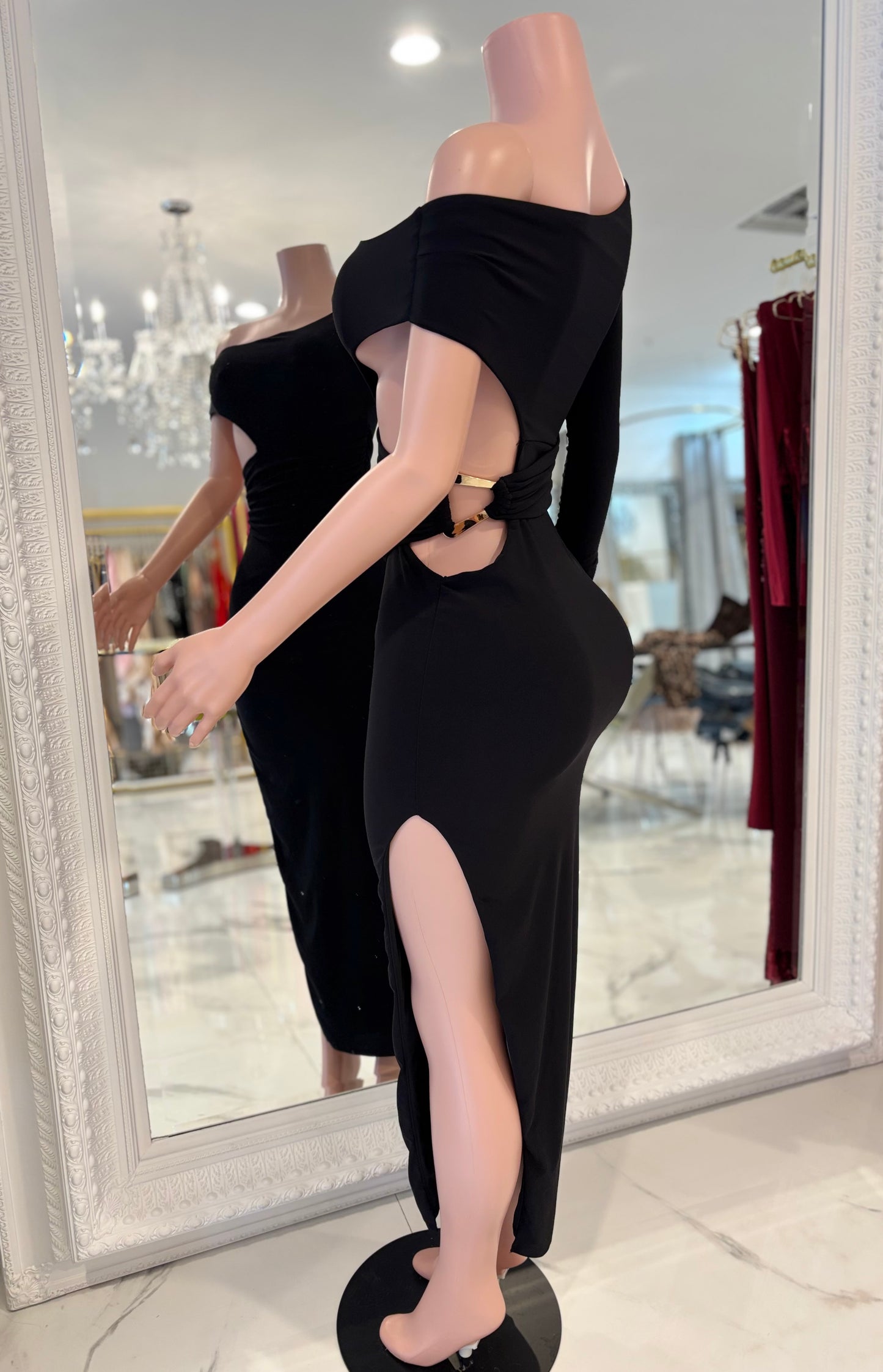 By My Side Forever Maxi Dress Black