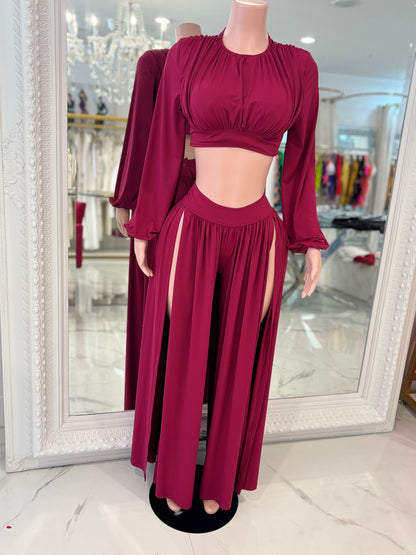 Ruched Pant Set