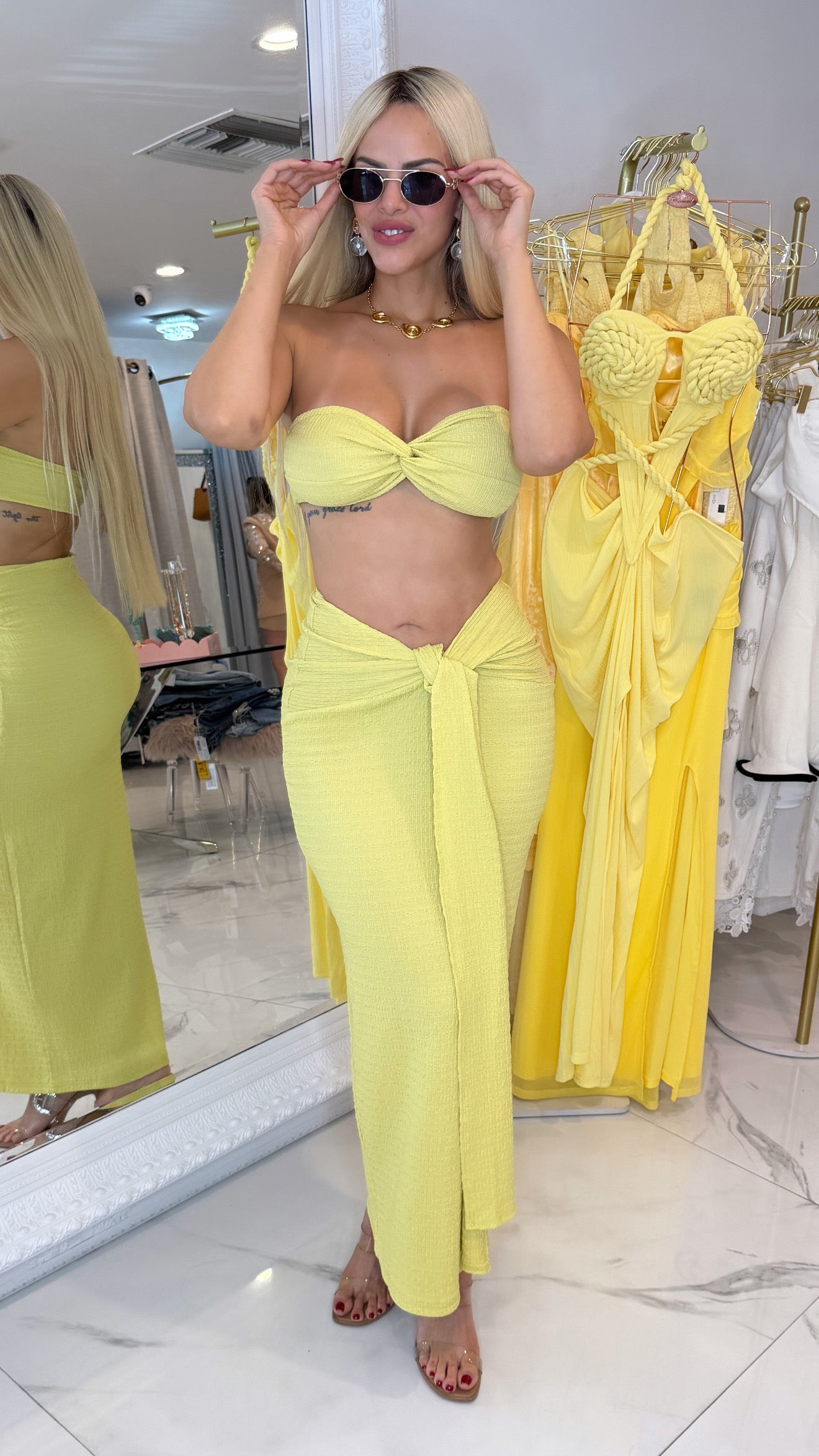 Net Intentions Skirt Set