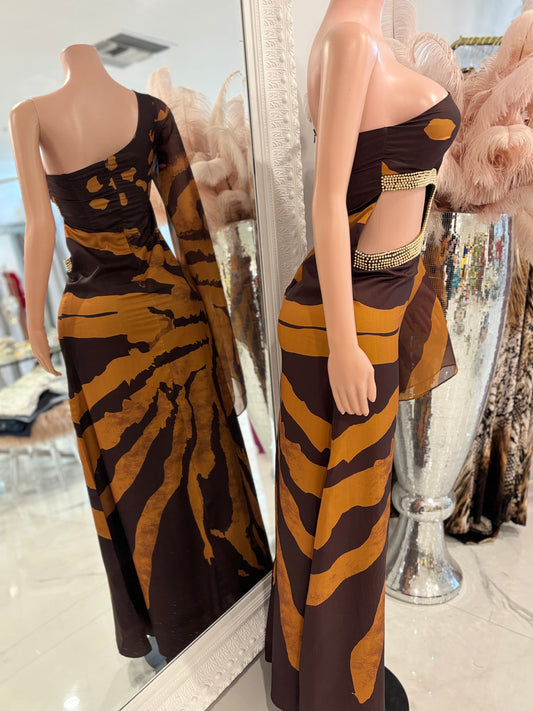 Don’t Forget Me Maxi Dress Brown