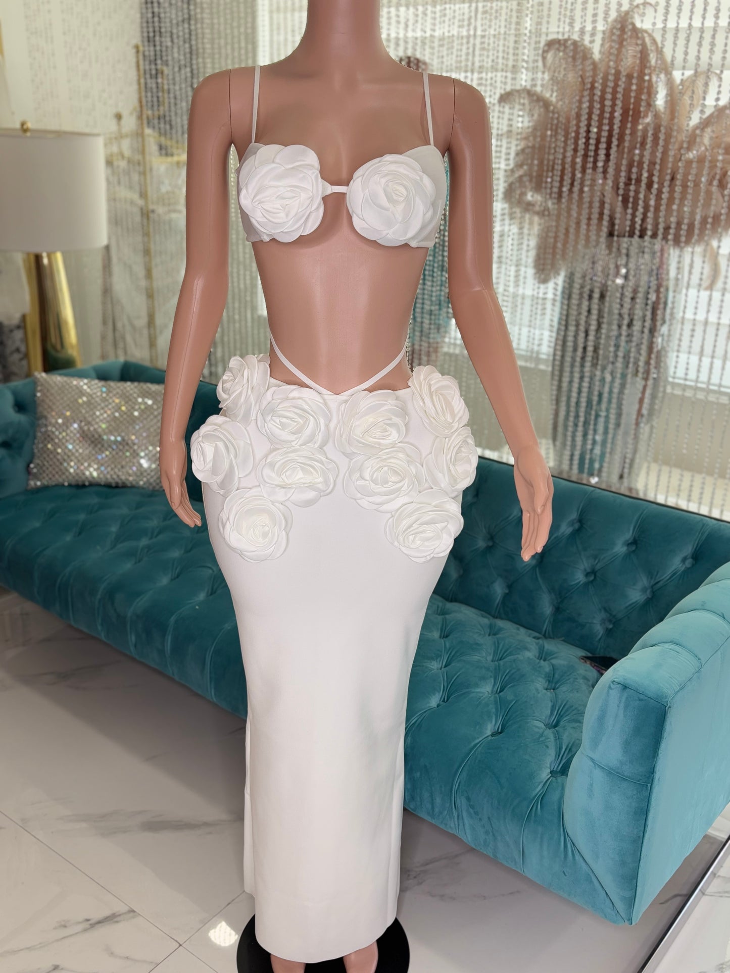 Rosas Skirt Set