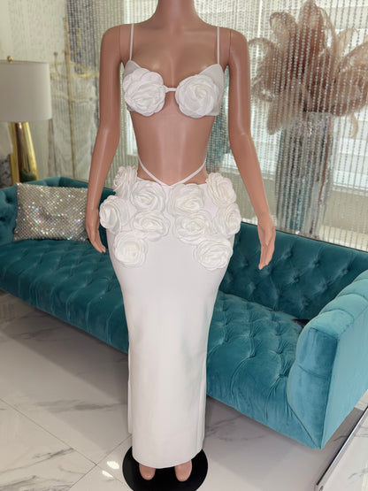 Rosas Skirt Set