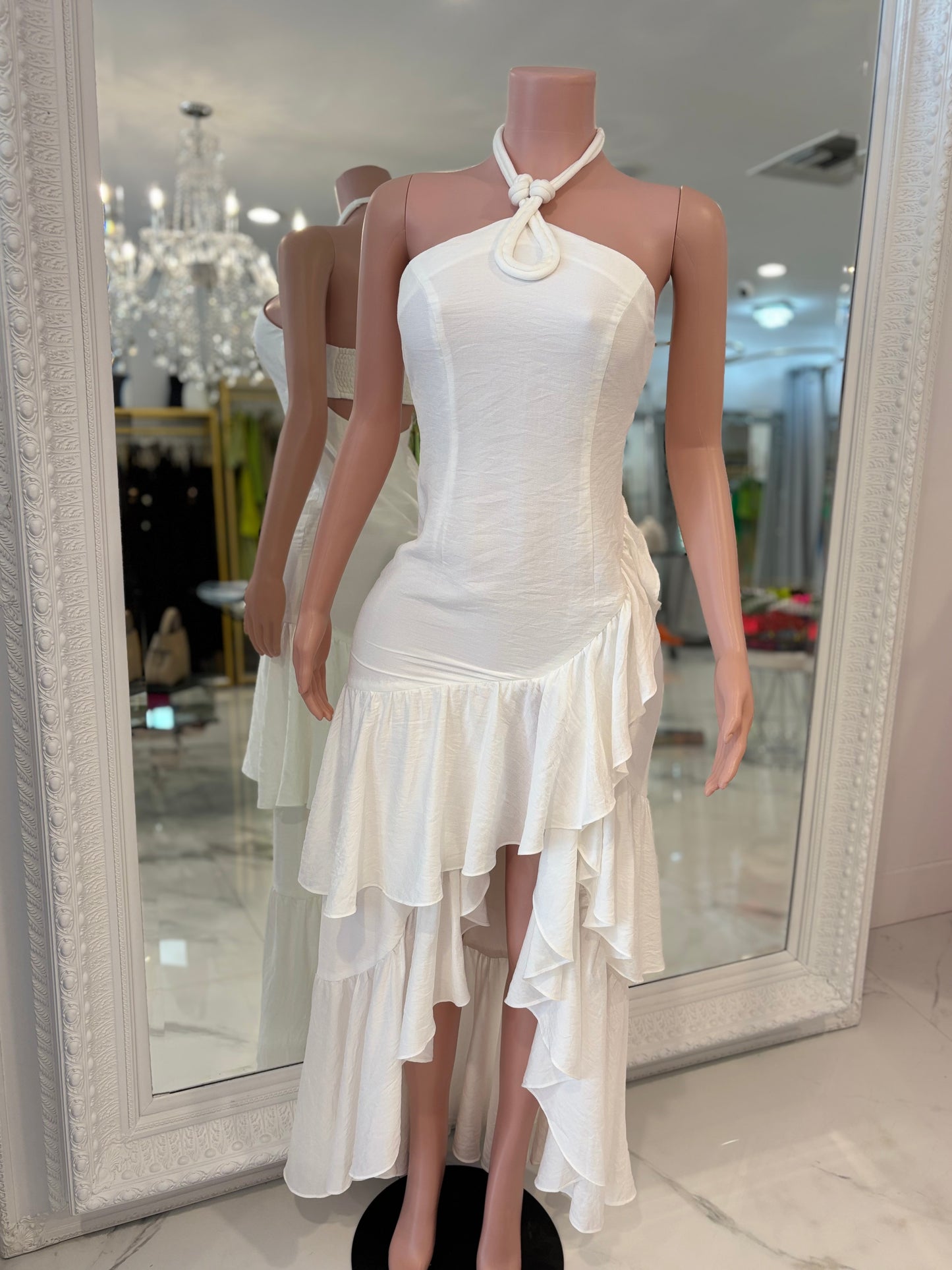 The Goddess in Me Maxi Dress White