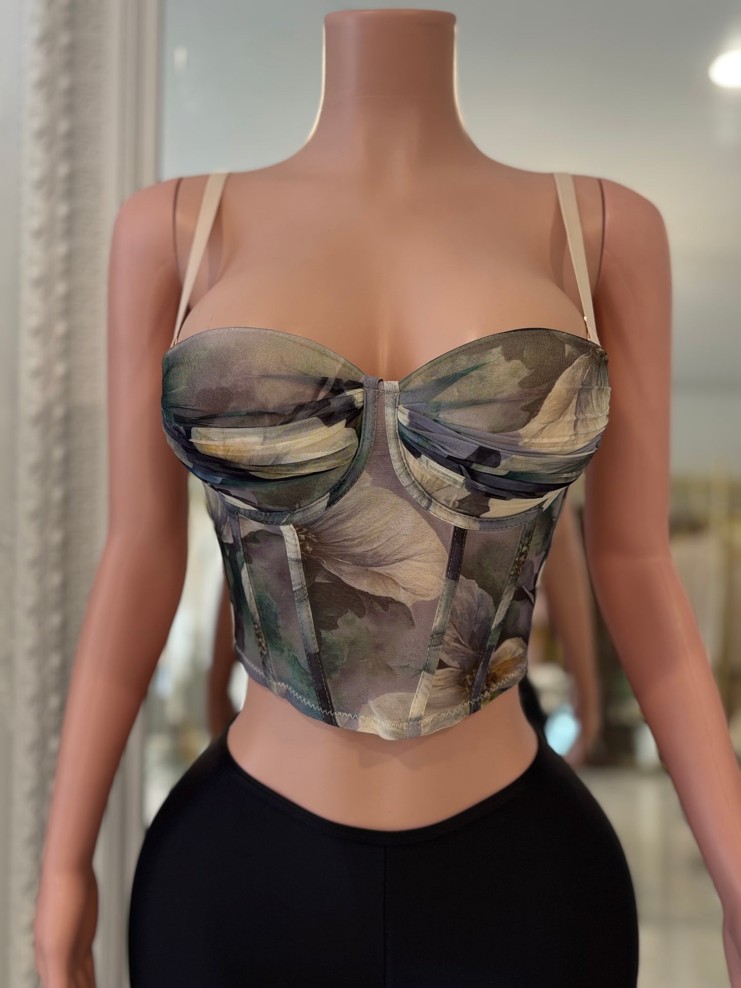 Floral Corset Top