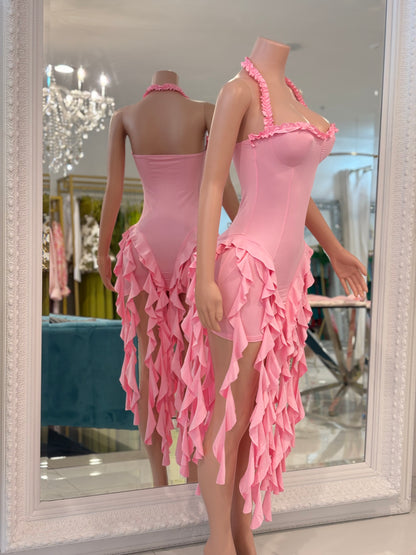 Meadowfall Ruffle Mini Dress