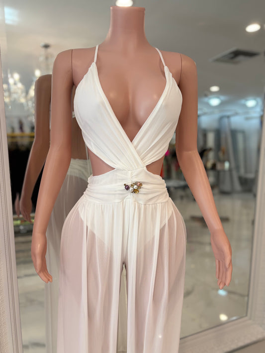 Soft Power Jumpsuit White