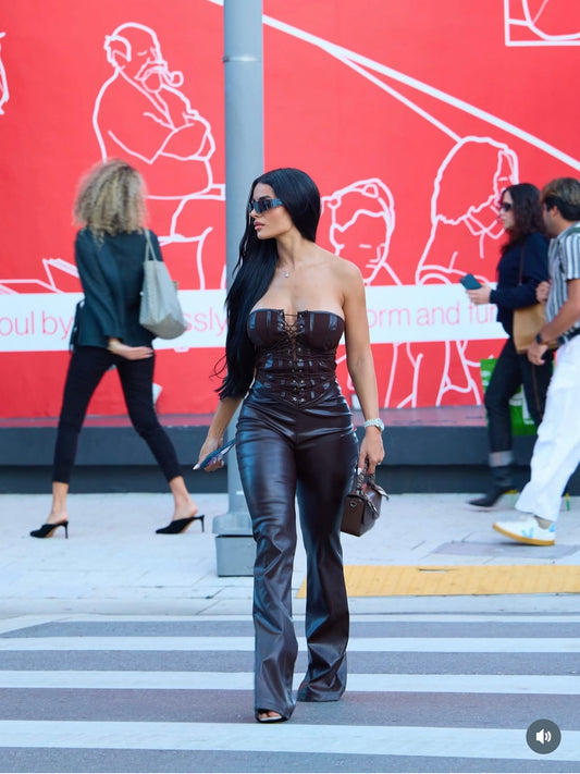 I Am a Woman Jumpsuit Brown