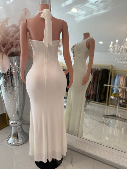 Deadly Love Maxi Dress White