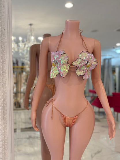 Orchid Breeze Floral Bikini