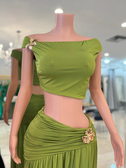 You Deserve Better Skirt Set Green