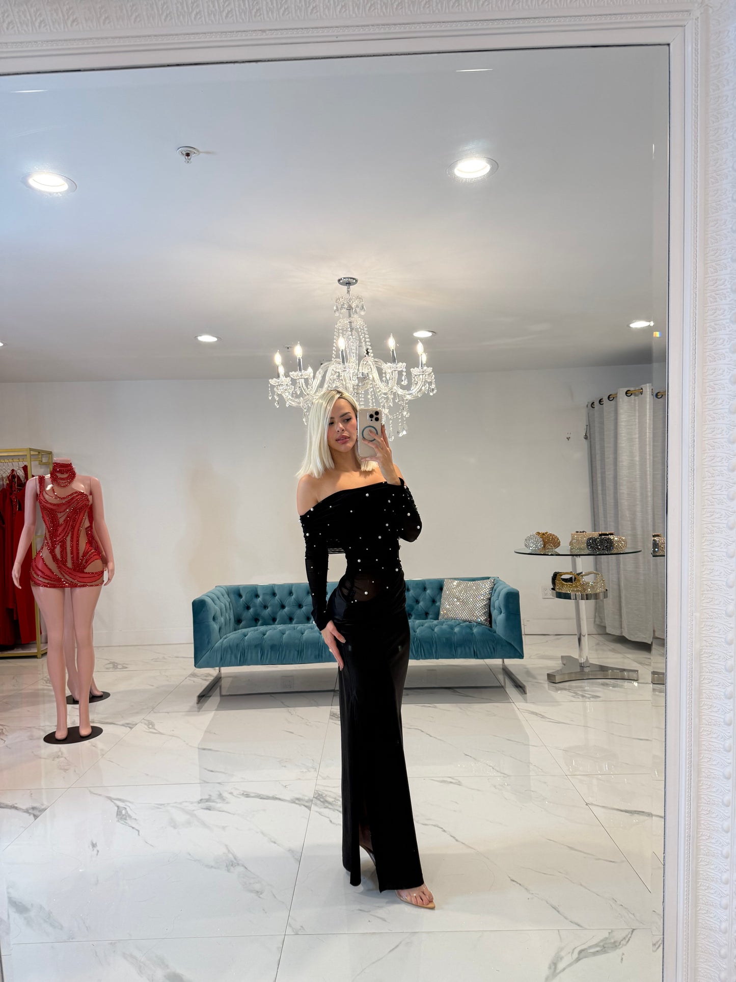 Starry Night Beauty Maxi Dress Black