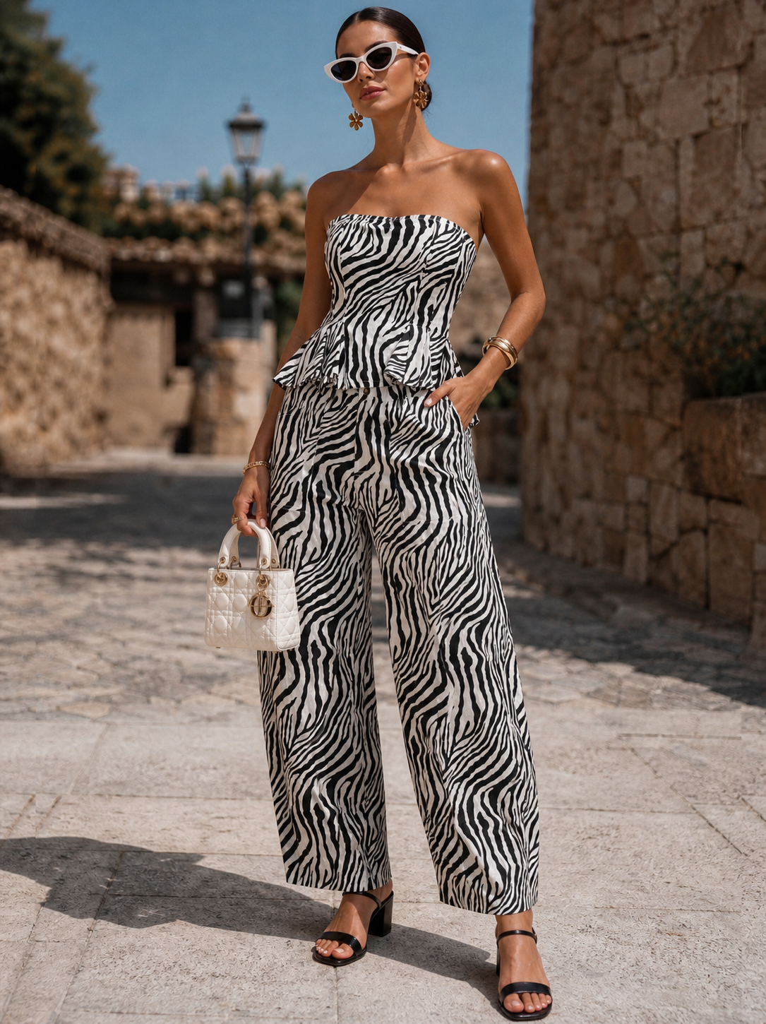 Cute Pants Set White