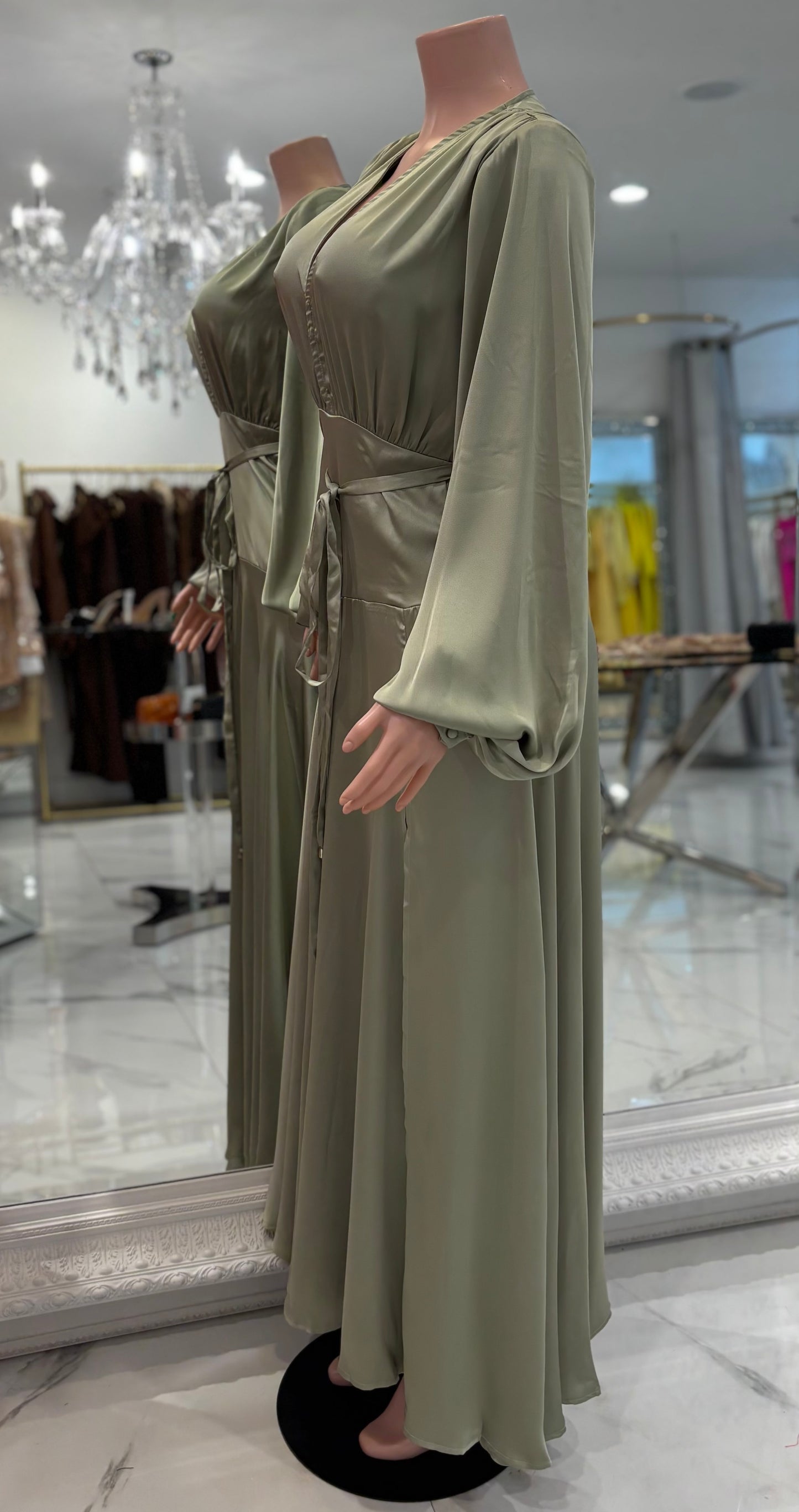 Party Maxi Dress Green