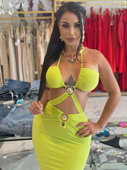 Ember Icon Maxi Dress limon
