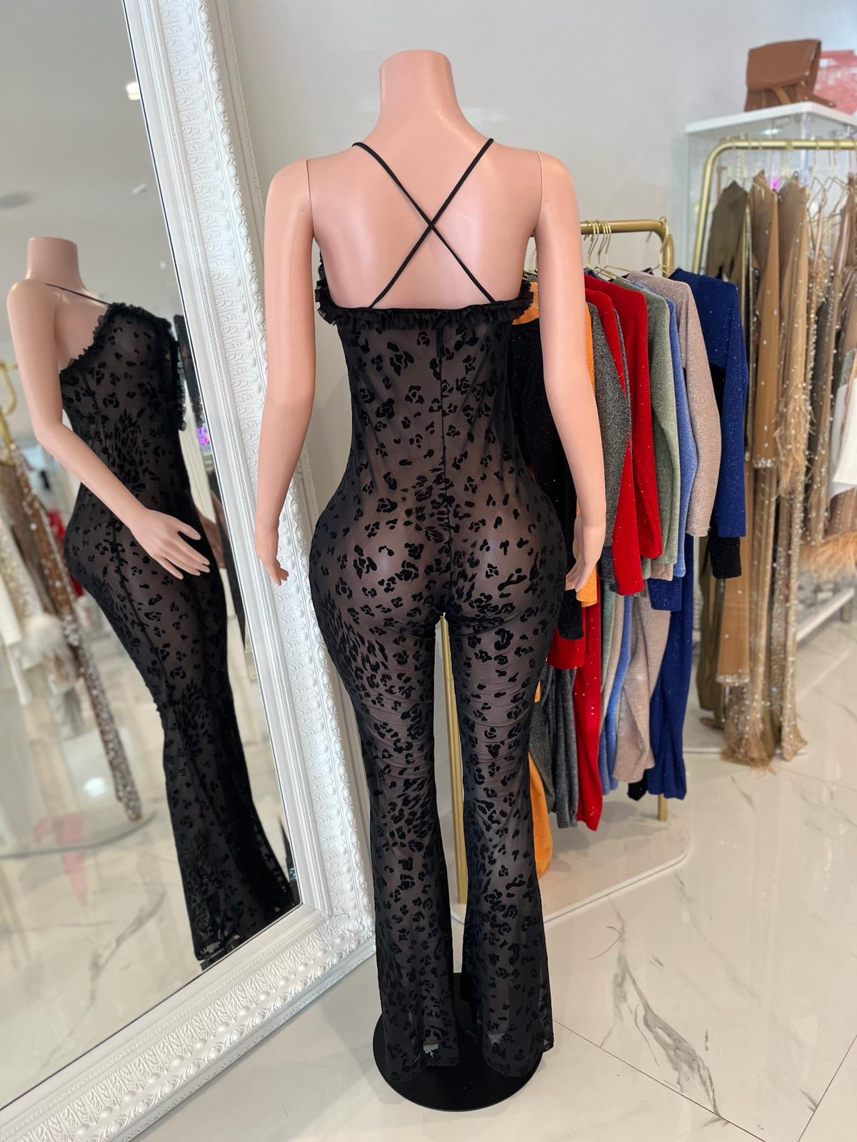 Sexy Innocence Jumpsuit Black