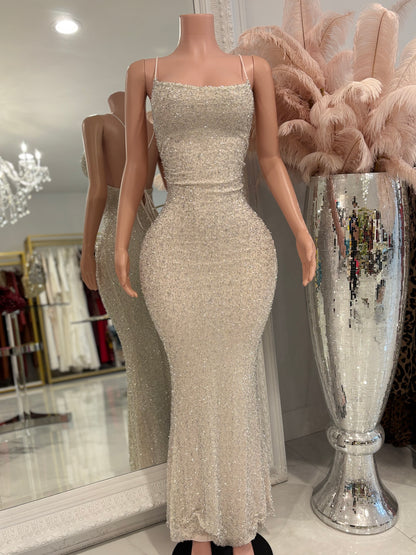 If Only I Had You Maxi Dress White