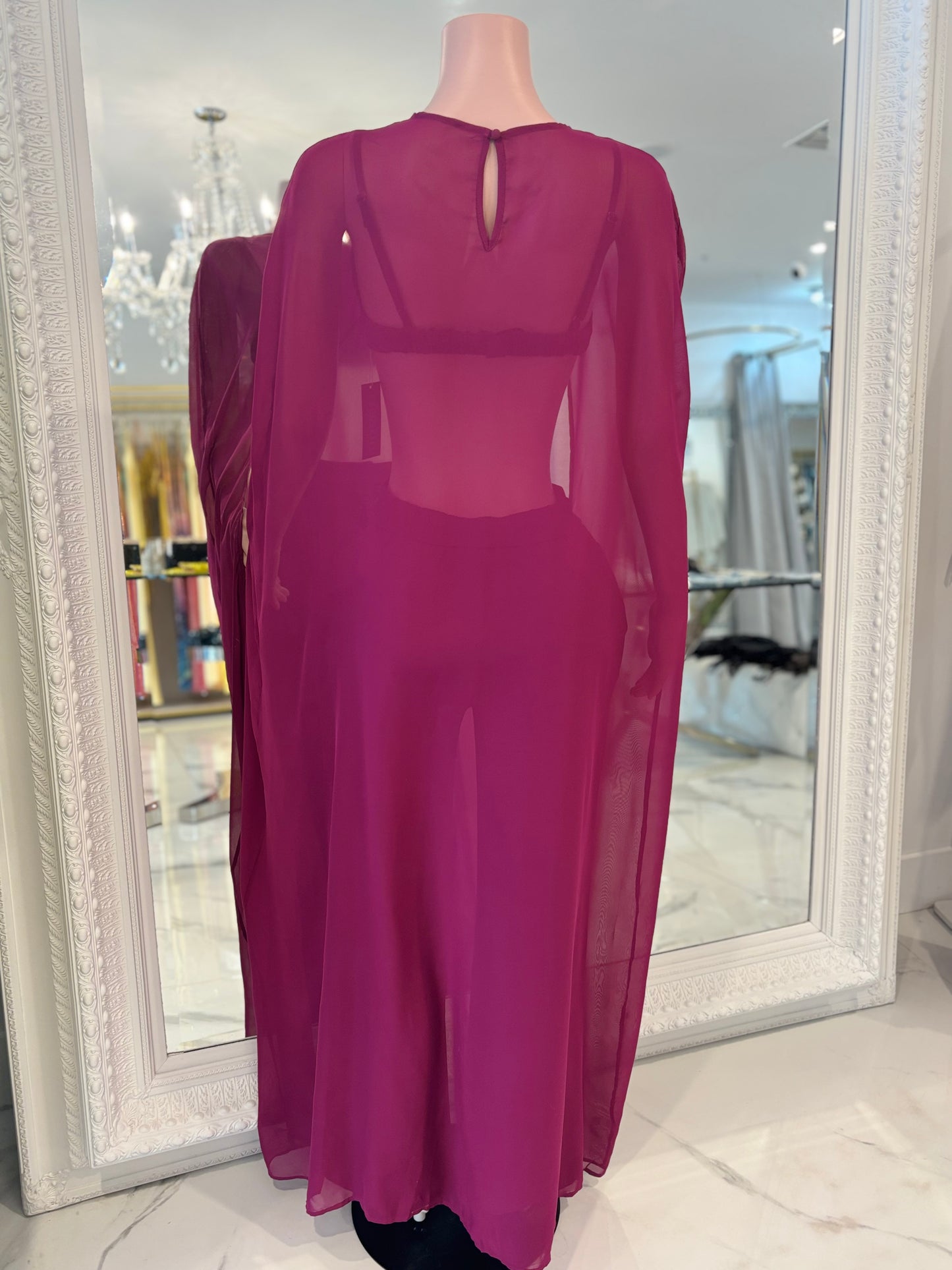 Royal Streak Pant Set Purple