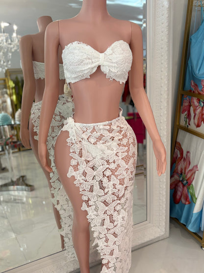 Lace Me Up Barbie Lace Skirt Set