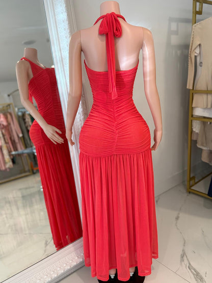 Pretty Girl Energy Mesh Maxi Dress